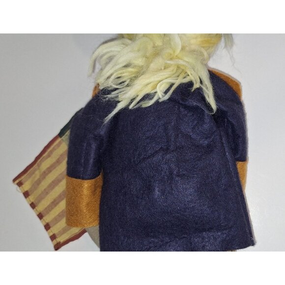 Primitive Colonial George Washington Doll 19" Tall Rare Patriotic July 4th - Picture 8 of 16